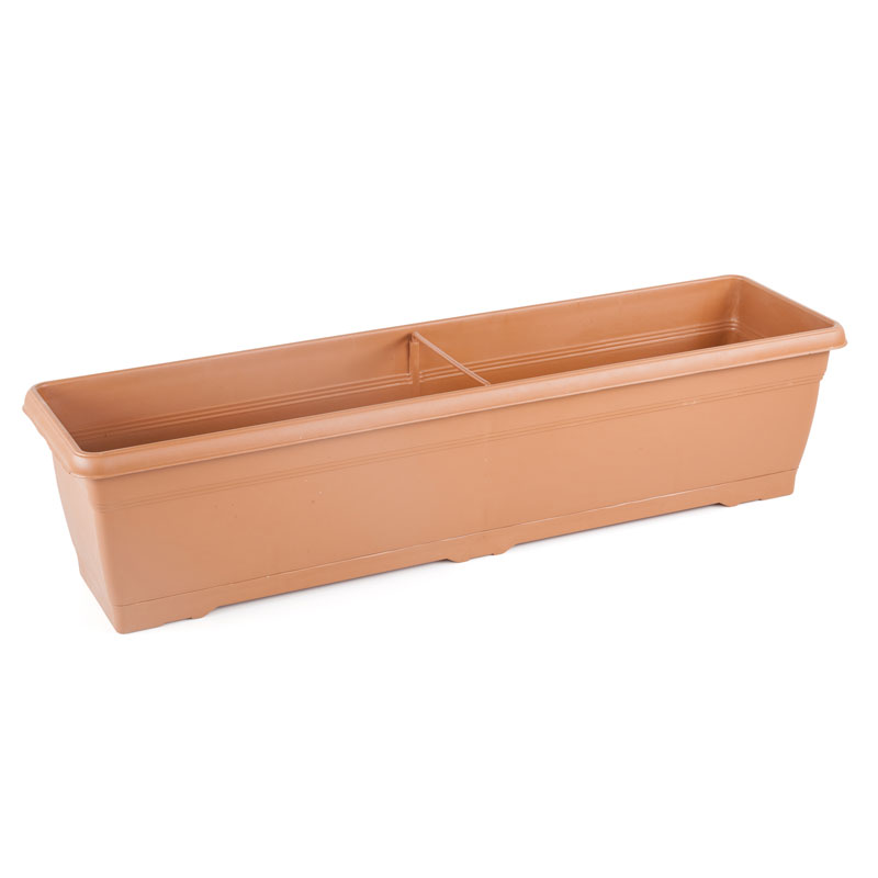 Jardinera Balcón Maceta 14 lts. 72 cm. largo (Terracota)